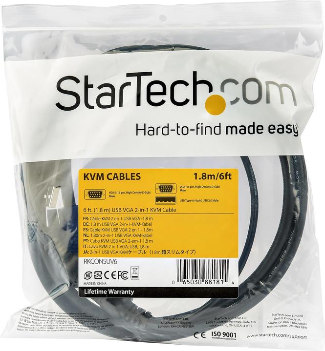 Actual product image StarTech USB KVM Cable