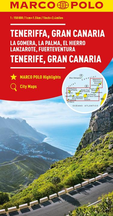Actual product image MARCO POLO Map Tenerife, Gran Canaria 1:150 000