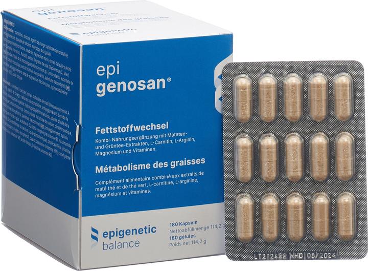 Immagine prodotto Epigenosan LCarnitina Mate (180 Pezzo/i, Pillole, 114.20 g)