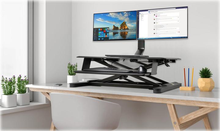 Image du produit Kensington Le bras de surveillance 2TFT permet de gagner de l'espace (Tables, 27.01")