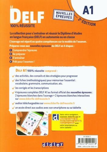 Image du produit Le DELF A1, nouvelles épreuves : 100 % de réussite (Français, Frappe N., Chrétien Romain, Boyer-Dalat Martine, 2023)