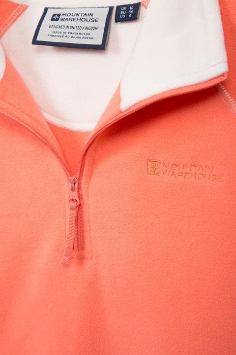 Actual product image Mountain Warehouse Womens/Ladies Montana Half Zip Fleece Top (48 D)