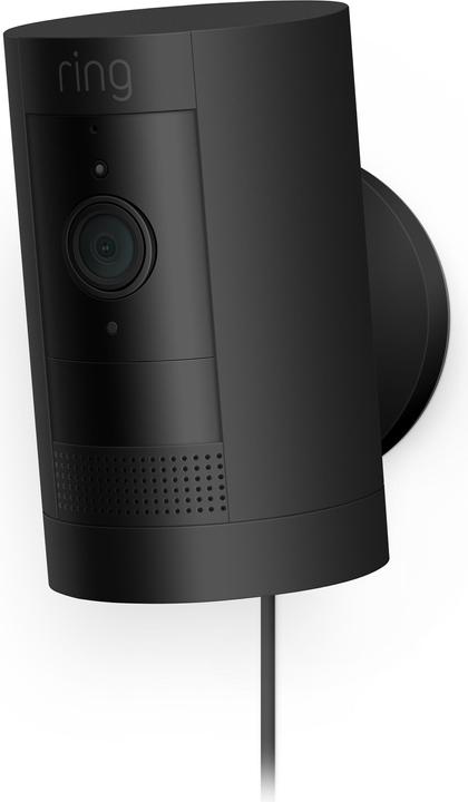 Actual product image Ring Stick Up Cam Plug-In - Black (1920 x 1080 Pixels)