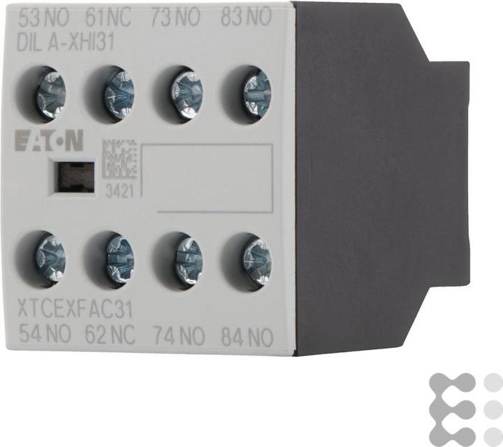 Actual product image Eaton Auxiliary contact block 3 NO contacts 1 NC contact