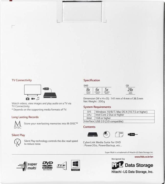 Produktbild LG GP57EW40 (DVD Brenner)