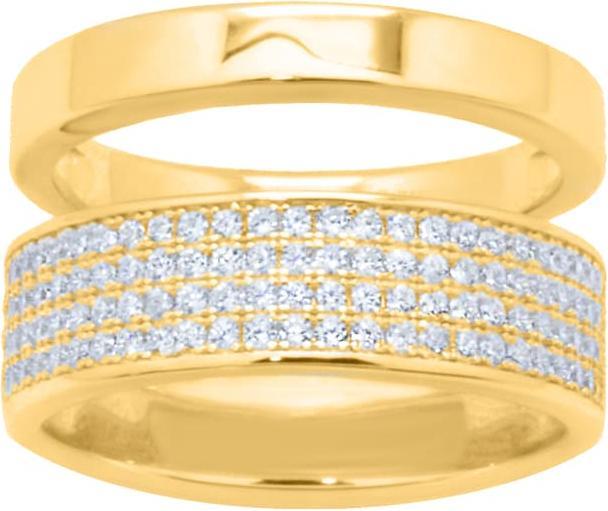 Produktbild Candy Ring Yael, 925 Sterling Silber, vergoldet (50, 925 Silber)