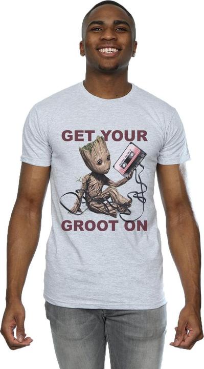 Actual product image Mens Guardians Of The Galaxy Get Your Groot On T-Shirt (S)