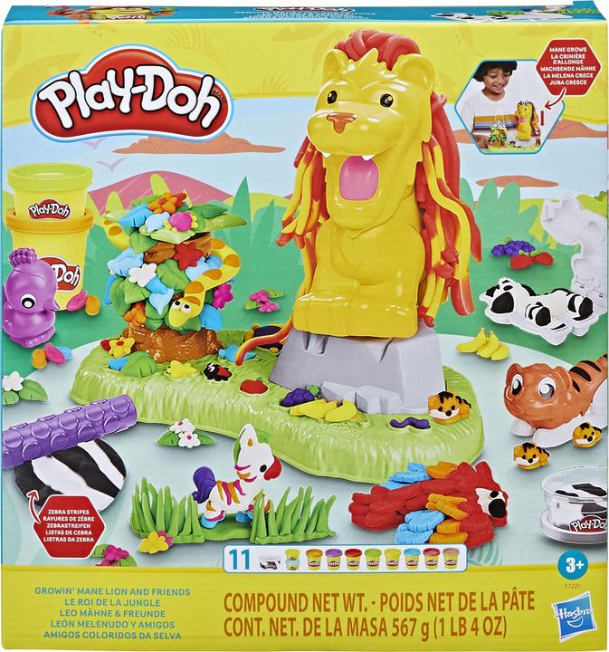 Produktbild Play-Doh Growin' Mane Lion & Friends