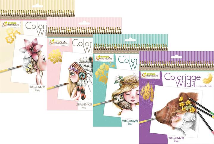 Produktbild Avenue Mandarine Malbuch Coloriage Wild