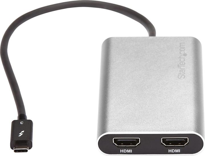 Actual product image StarTech Thunderbolt 3 To Dual HDMI 4k (USB-C, 11.40 cm)