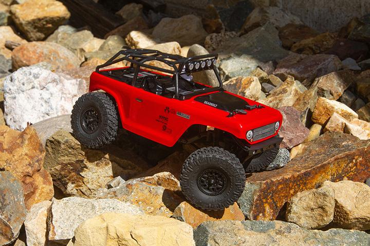 Immagine prodotto Axial SCX24 Catenaccio Elettrico Spazzolato 4WD 1:24 RTR rosso (RTR pronto all'uso)
