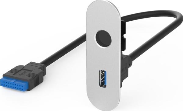 Image du produit Streacom Panneau E/S pour DA2 - 1x USB 3.0 type A (0.40 m, USB 3.0)