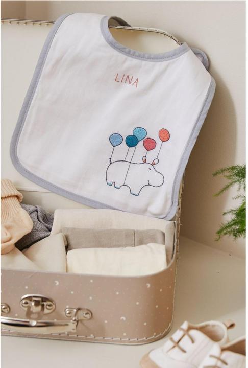 Image du produit DMC Gift of Stitch Kit de broderie Bavoir Hippo