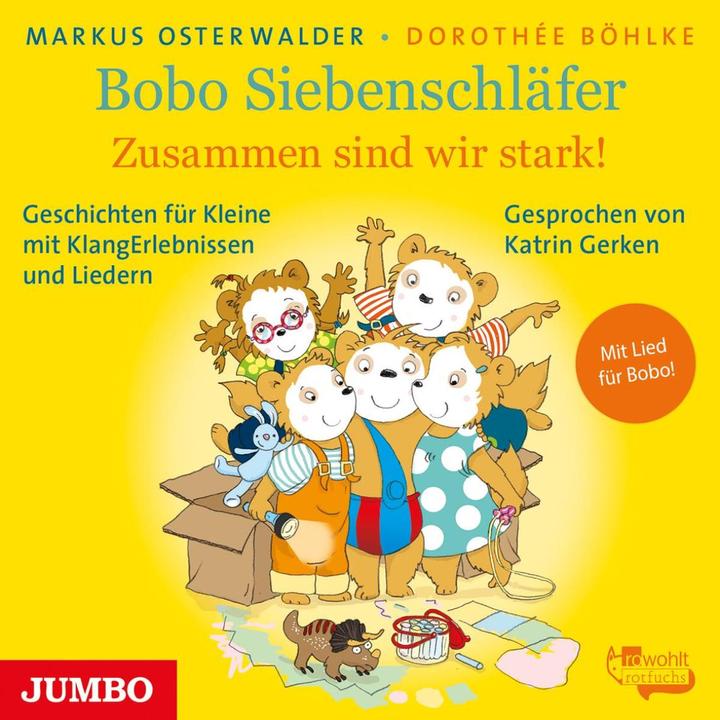 Actual product image Jumbo Bobo Siebenschläfer.Zusammen sind.CD