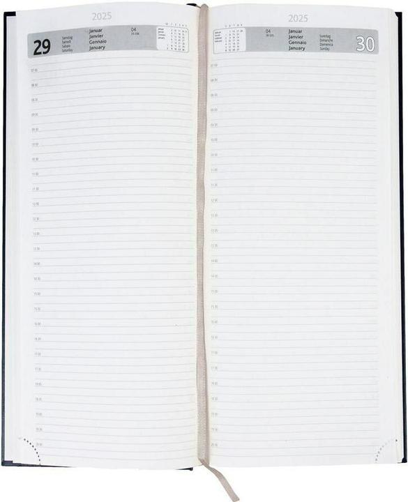 Actual product image Simplex Agenda commercial, format long (A4, German, English, Italian, French)