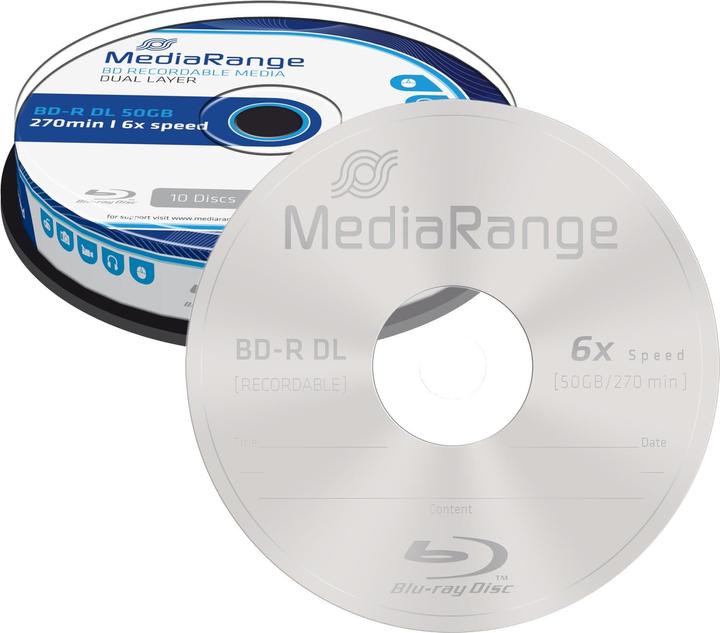 Produktbild MediaRange Bd-R (10 x)
