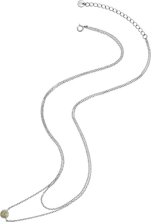 Produktbild Glanzstücke München Damen Sterling Silber Labradorit silber 42,0/36,0 cm Basiskette + 5,0 cm Verläng - 29978 (Sterling Silber)
