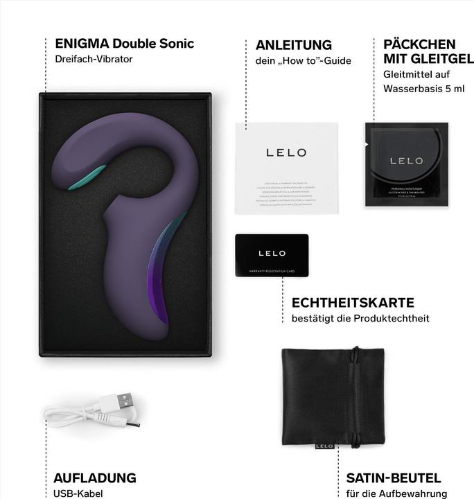 Actual product image LELO ENIGMA Double Sonic