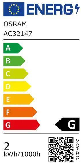 Energy Label Osram LED lamp (E14, 1 W, 70 lm, 1 x, G)