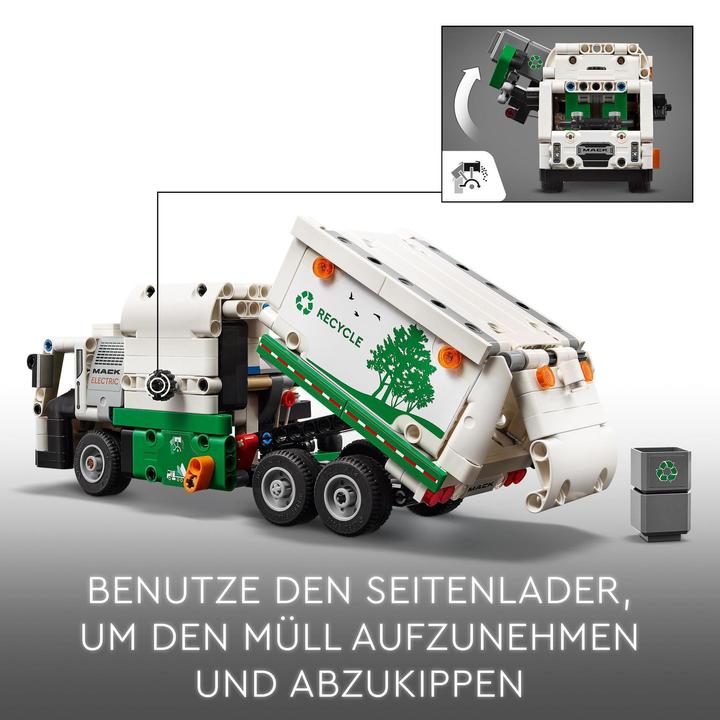 Produktbild LEGO Mack LR Electric Müllwagen (42167, LEGO Technic)