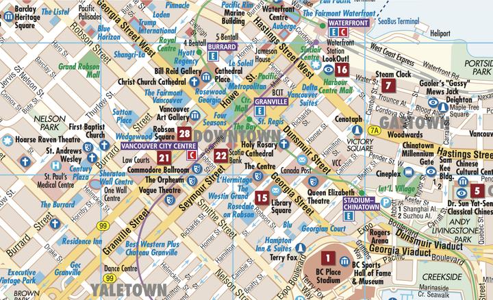 Produktbild Map. Vancouver