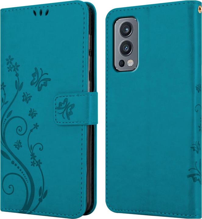 Immagine prodotto Cadorabo Copertina del libro a fiori (OnePlus Nord 2 5G)