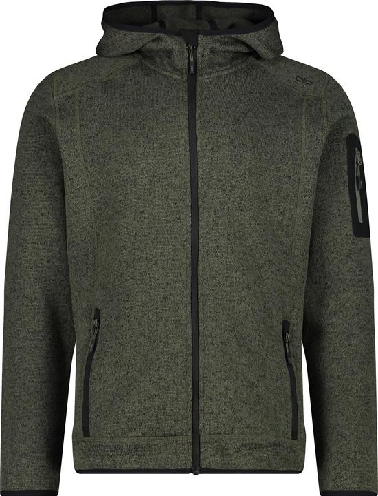 Image du produit CMP Campagnolo CMP Fix Hood KnitTech Fleecejacke Olive / Nero Herren (M)