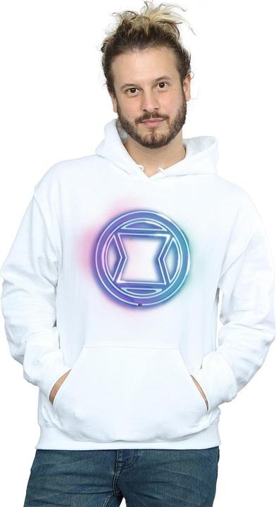 Immagine prodotto Black Widow Neon Logo Felpa con Cappuccio Uomo (XL)