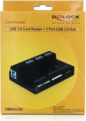 Actual product image Delock 91721 USB 3.0 CardReader/ USB Port (USB 3.0)