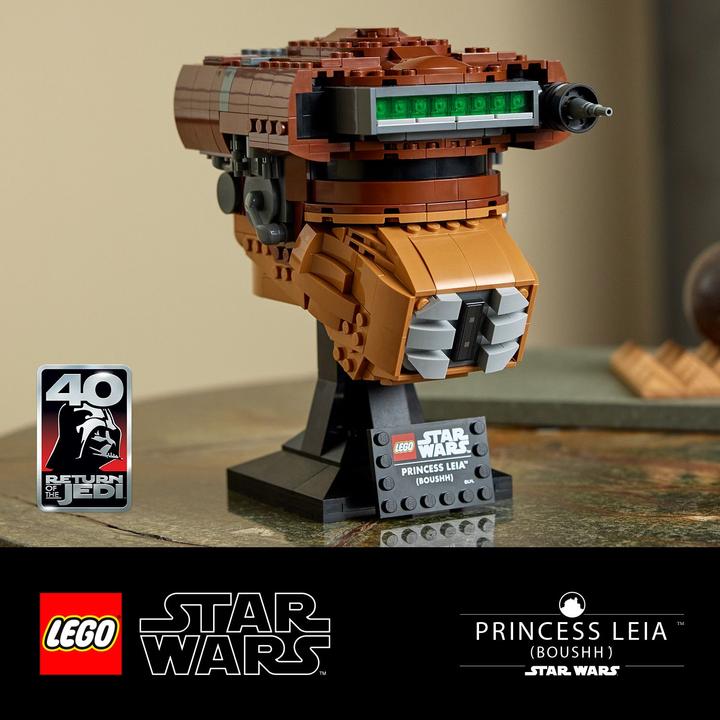 Actual product image LEGO Princess Leia Helmet (75351, LEGO Star Wars)