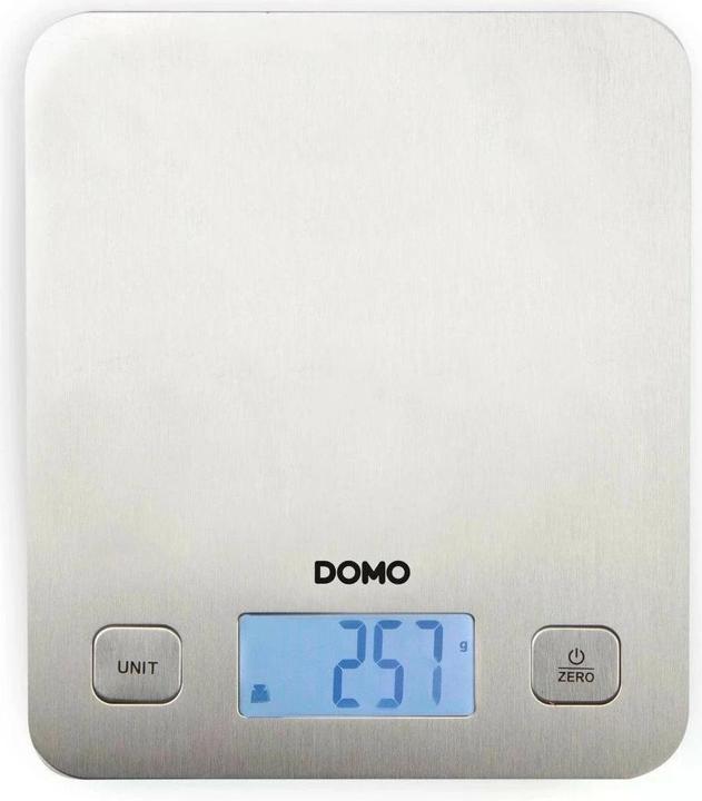 Image du produit Domo DO9239W. Type : Balance de cuisine électronique, Capacité de poids maximale : 5 kg, Précision : 1