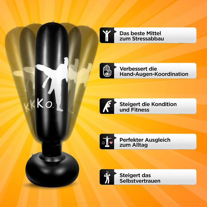 Actual product image Cbx Inflatable punching bag, standing punching bag, 160cm (55 cm)