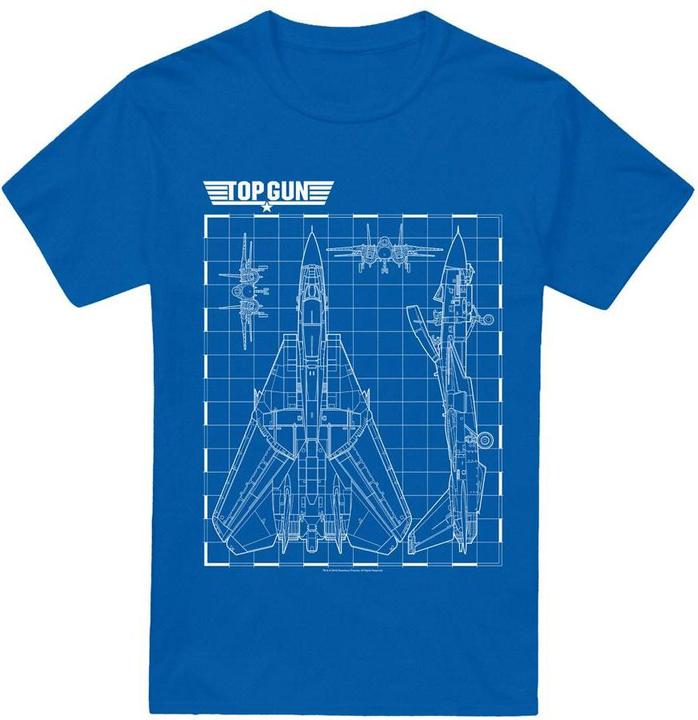 Immagine prodotto Top Gun Maglietta Schematico Uomo (4XL)