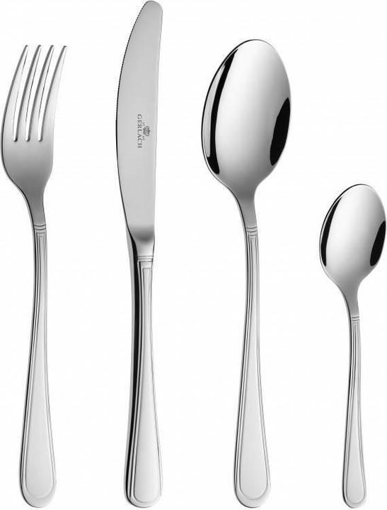 Produktbild Gerlach Besteck-Set Glänzend Antica, Edelstahl, Silber, 30 x 27 x 5 cm, 24-Einheiten (24 Stück, Besteck Set)