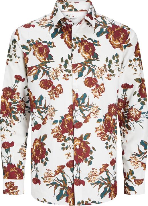 Jack & Jones Jprblanordic Flores Shirt L/S Ln (S)