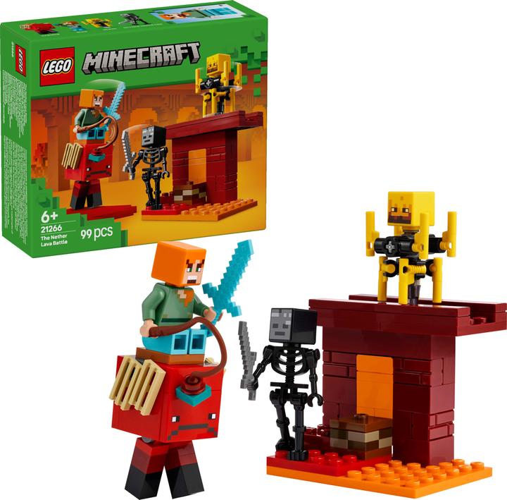 Produktbild LEGO Das Lava-Duell im Nether (21266, LEGO Minecraft)