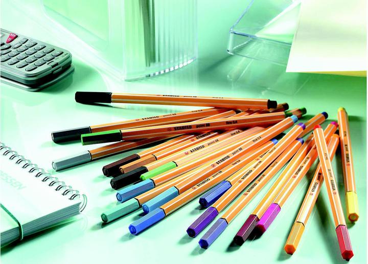 Produktbild STABILO point 88 Fineliner (Schwarz, 1 x)