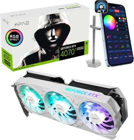 Produktbild KFA2 GeForce RTX 4070 Ti Super EX GAMER White 1-Click OC (16 GB)