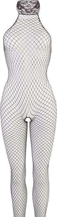 Immagine prodotto Mandy Mystery Catsuit a rete con colletto di pizzo (M, L)