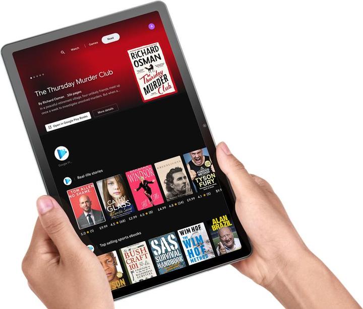 Actual product image Lenovo Tab M10 Plus (3rd Gen) (WLAN only, 10.61", 128 GB, Dual Tone Storm Gray)