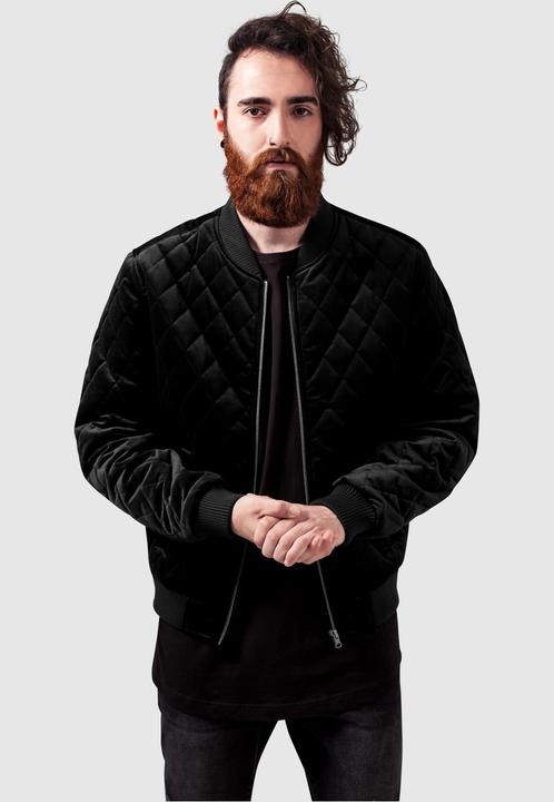 Produktbild Urban Classics Diamond Quilt Velvet Jacket (S)