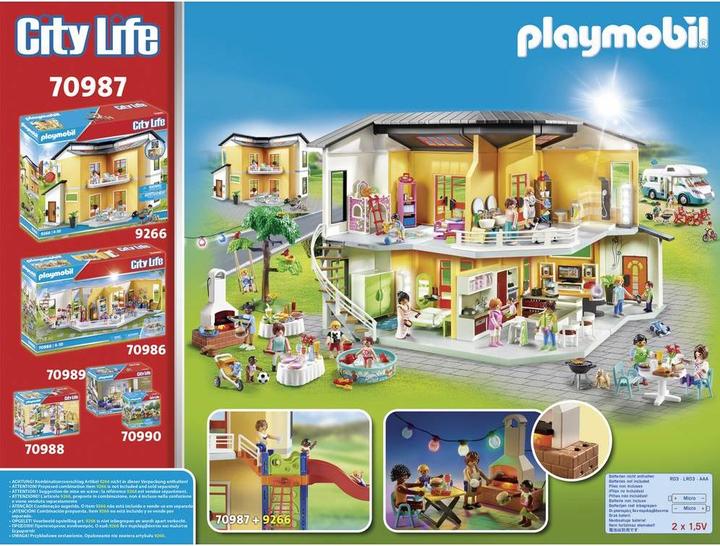 Image du produit Playmobil Fête de la piscine avec toboggan (70987, Playmobil City Life)