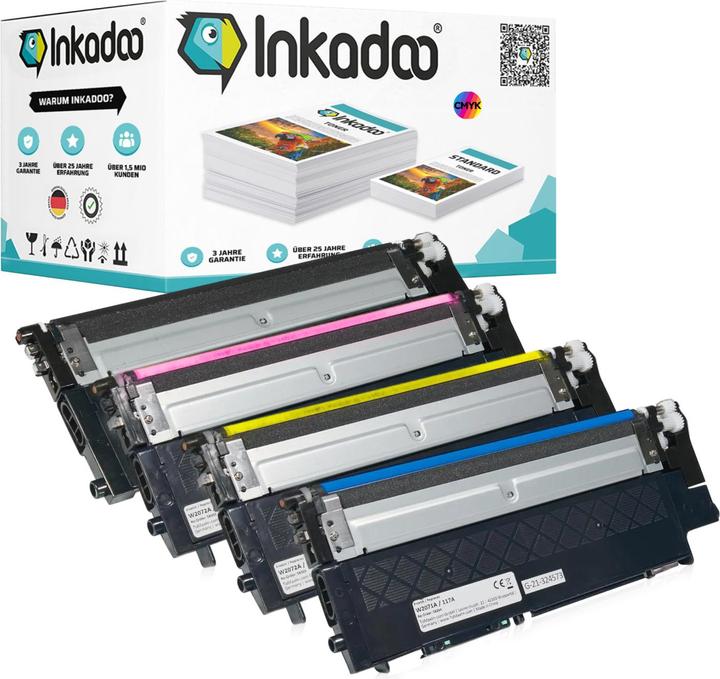 Produktbild Inkadoo Kompatibel Toner für HP Color Laser MFP 179 fnw (M, Y, BK, C)