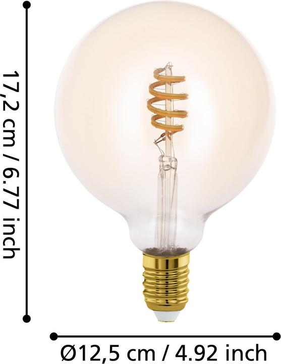 Produktbild EGLO Leuchtmittel (E27, 4.90 W, 360 lm, 1 x, G)