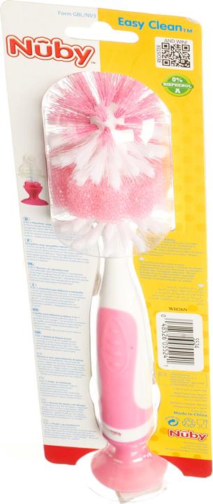 Produktbild Nuby Flaschen- und Saugerbürste mit Saugfuss