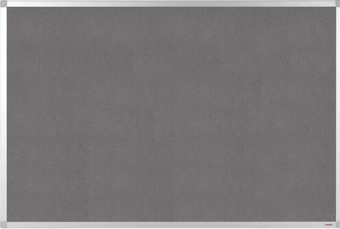 Actual product image Viking felt notice board grey 1200 mm x 900 mm (Bulletin board, 120 x 90 cm)