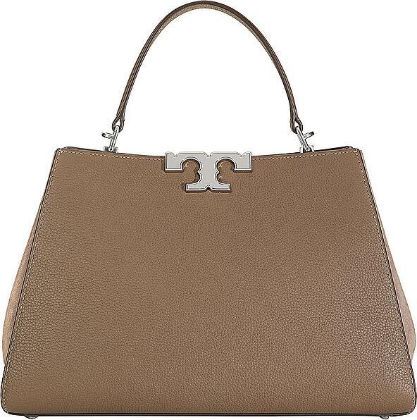 Tory Burch Ledertasche - Henkeltasche ELEANOR PEBBLED SATCHEL
