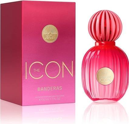 Immagine prodotto Antonio Banderas The Icon Woman Eau De Perfume for Women A lunga durata Elegante Sofisticato e Sens (Eau de parfum, 50 ml)