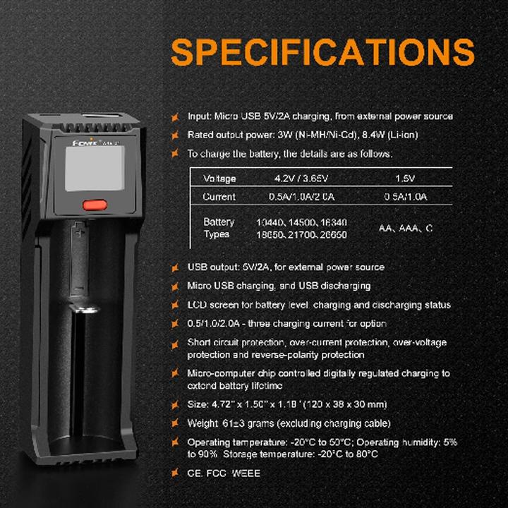 Immagine prodotto Fenix ARE-D1 (1 pz., Caricabatterie senza batteria)