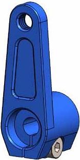 Image du produit Tamiya Levier de servo en aluminium (/FUTABA)